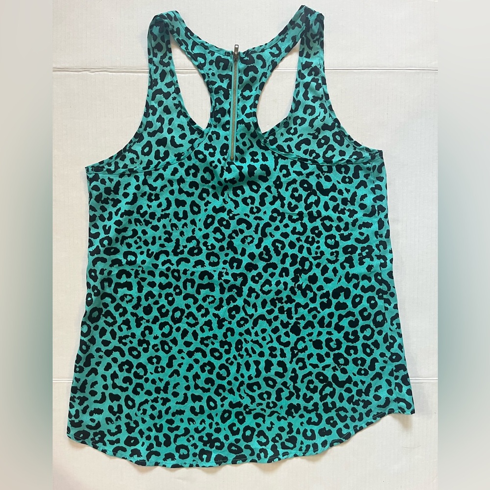 Leopard Print Racerback Tank Top - Picture 2 of 8